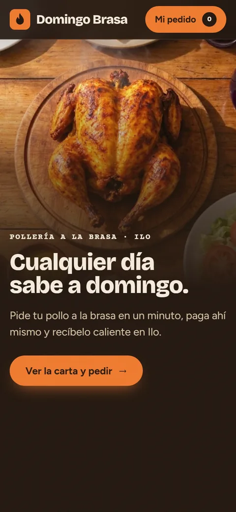 Portada de Domingo Brasa en celular