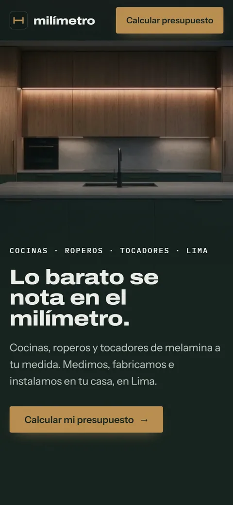 Portada de Milímetro en celular